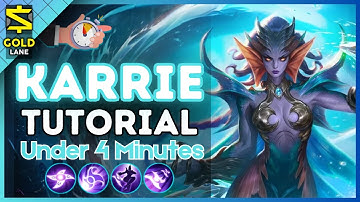 4-Minute Karrie Tutorial in the Gold Lane || (MLBB S37) 2025