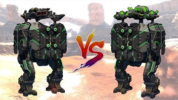 [WR] Scald Incinerator VS Toxin Bane - Comparison | War Robots Test Server
