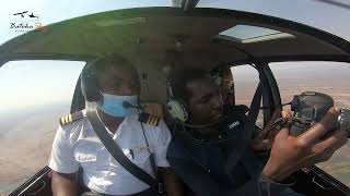 HELICOPTER RIDE ABOVE THE ZAMBEZI RIVER AND VICTORIA FALLS
