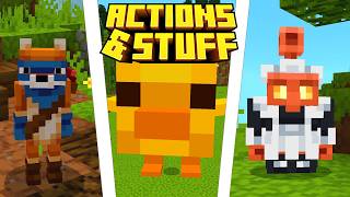 Every Feature in Actions & Stuff (Minecraft Bedrock)