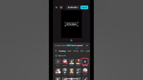 How to get text to speech #capcut