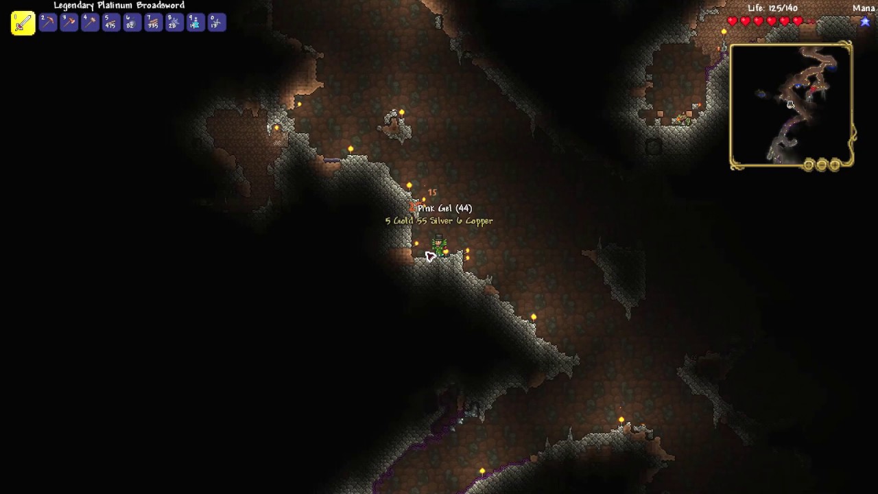 How to get Pink Gel Terraria 1.4 YouTube