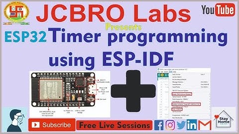 ESP32: Timer programming using ESP-IDF