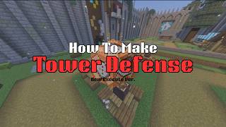 How To Make A Tower Defense | Mcbe | Command Tutorial | New Execute Version