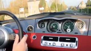 BMW Z8 roadster on the road (acceleration, engine sound)