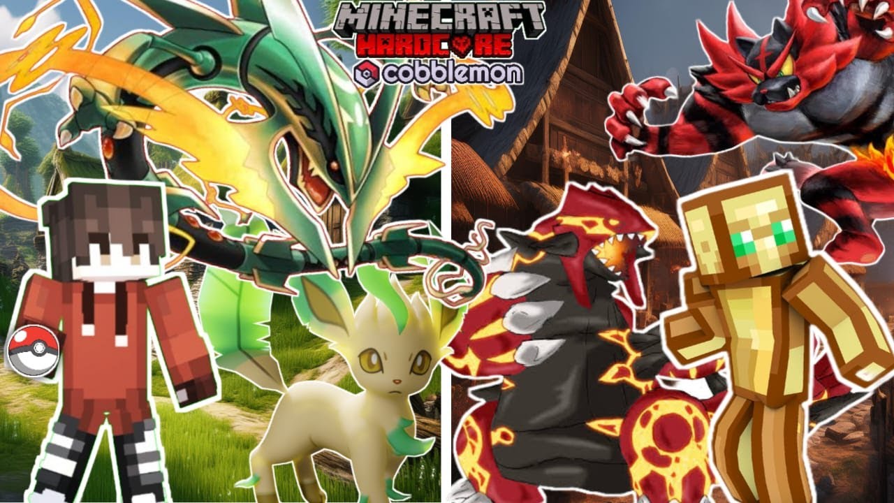 Я выжил 100 дней в Cobblemon на хинди 