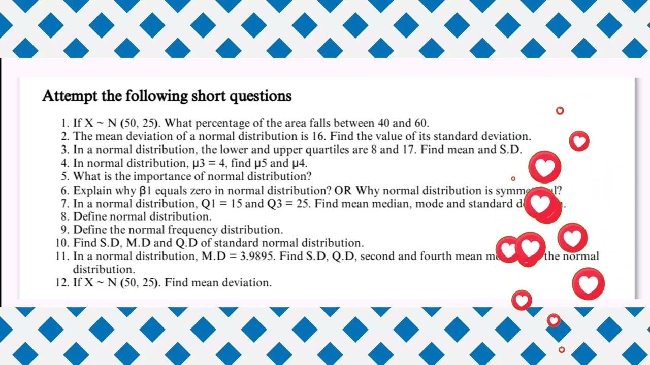 2nd year Statistics CHP 1 Test paper 2025 class 12th statistics guess paper 2025, Important Question