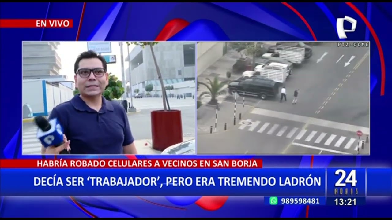 San Borja: sujeto fingía ser trabajador, pero era ladrón de celulares