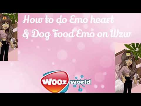 How to do Emo Heart & Dog Food Emo on Woozworld- Katy Woozen1