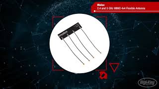 Molex 2.4GHz and 5GHz MIMO 4x4 Flexible Antenna First Look