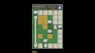 Pushing Machine (Extreme) Level Puzzle 18 - Perfect Solution
