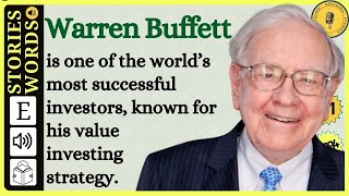 Warren Buffett  || Learn English Through Story ||Graded Reader |English Listening Practice