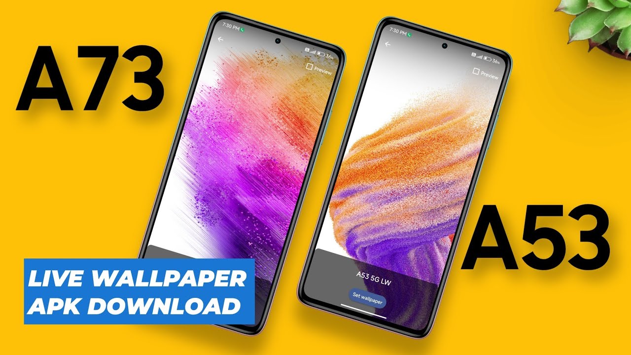 Màn hình Samsung Galaxy A73 5G & A53 5G càng đẹp hơn với live wallpaper động đầy màu sắc. Xem ngay để trải nghiệm cảm giác sống động và vui tươi mỗi khi mở khóa điện thoại.