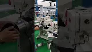 Curved cap visor sewing machine, no skill need in the process, WhatsApp me 86 18926568875