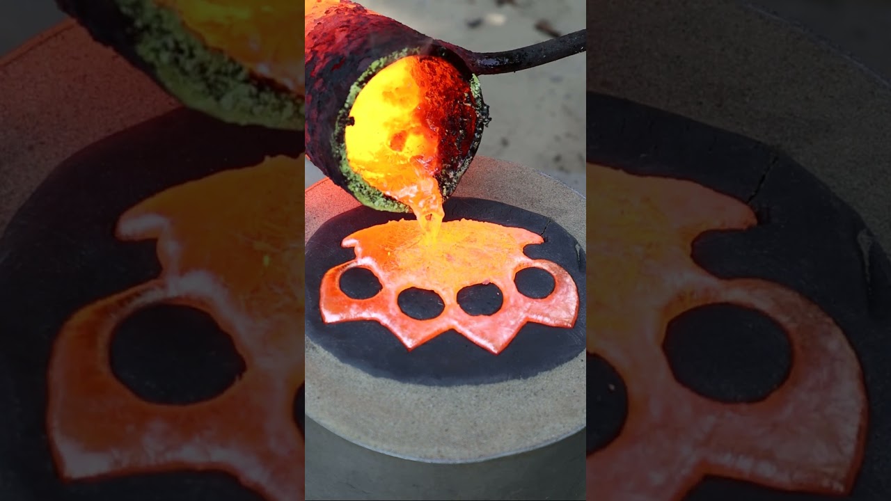 Casting Brass Knuckles out of Scrap