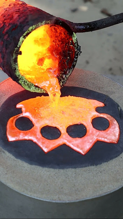 Casting Brass Knuckles out of Scrap