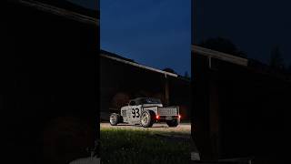 Test Mule Johnson Hotrods Roadster Pickup Late Night Photoshoot #hotrod #fujifilm #broncolor