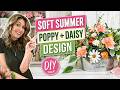 Dollar Tree Floral DIY I Pretty Summer Poppy & Daisy Arrangement