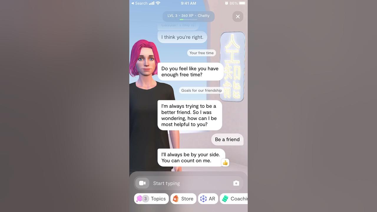 How to SEND PHOTOS in REPLIKA app? YouTube