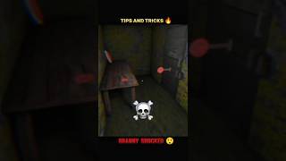 New Hidden Tips and Tricks 🔥 | Granny shocked 😳 #granny #horrorgaming #shorts