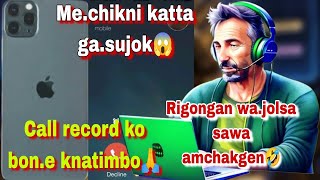 Call record ga.sutaijok me.asa vs me.chik😱rigongan wa.jolsa sawa man.chakgen ina🤣 screenshot 5