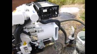 KOHLER GAS MARINE GENERATOR MODEL 5E APRIL 12 2020