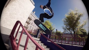 Hardflip to FS Noseslide (2 Perspectives)