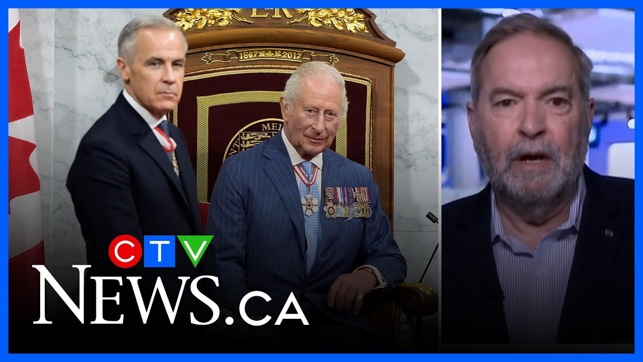 King Charles's throne speech is a 'major coup' for PM Carney | Tom Mulcair