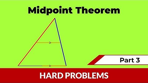 Midpoint Theorem Class 9 CBSE | Midpoint Theorem Hard Problems | Mid-point | Geometry | Maths Nerd