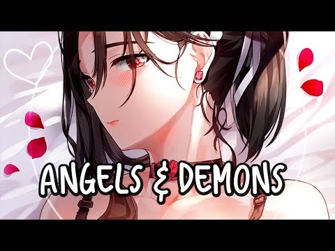 「Nightcore」→ Angels & Demons ♪ (female Cover) LYRICS ✔︎