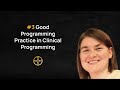 Good programming practice in clinical programming