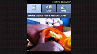 Demo of Cooking Capsules Taster;  Android cooking/recipe app screenshot 4