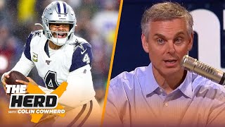 Information Dak's salary won't match his stats, Colin says we need to re-evaluate Daniel Jones | NFL | THE HERD News