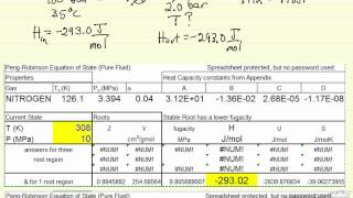 Throttle Energy Balance: Real Gas