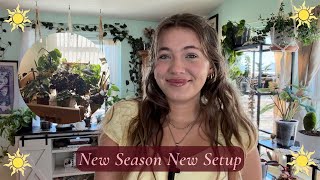 Everything Had to Move | Resetting My Plant Room for Summer 🌿☀️