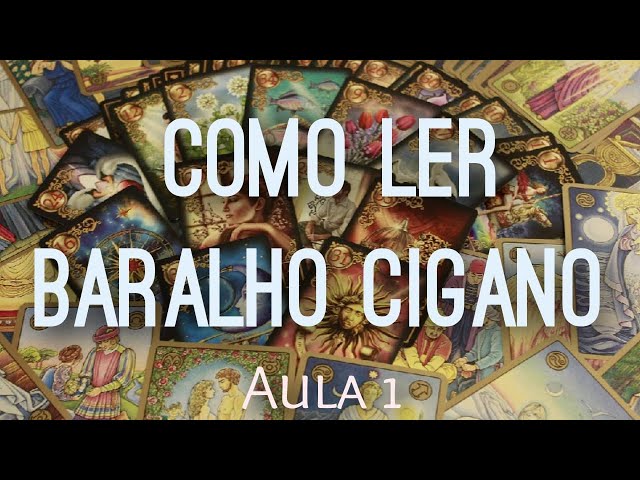 COMO LER BARALHO CIGANO - AULA 01 