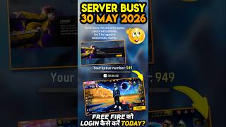 Server Busy Your Queue Problem Free Fire | Network Connection Problem Ff | Ff Not Open Today