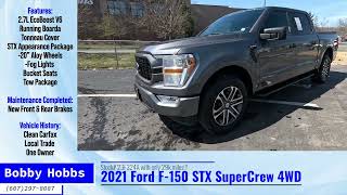 23F324A 2021 Ford F-150 STX SuperCrew 2.7L EcoBoost V6 4WD with only 29k miles!!!