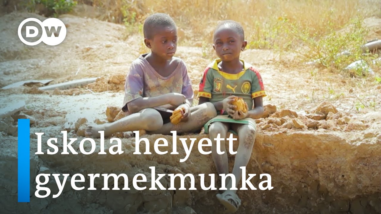 Kamerun: Iskola helyett az aranybányákban töltik a napjaikat a gyerekek