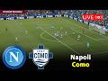 In Diretta Napoli Vs Como Coppa Italia 2025 26 EFootball PES21 Simulation