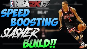 NBA 2K17 NEW SPEED BOOSTING BEST SLASHER BUILD!! INSANELY OVERPOWERED!