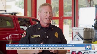 Wenatchee Valley fire stops apartment blaze