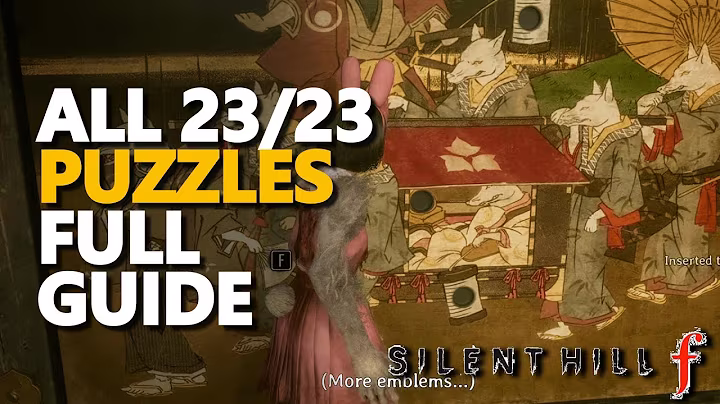 All Puzzles FULL GUIDE Silent Hill f