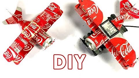 DIY Aircraft from Old Cans || How to Make Aircraft Out of Soda Cans