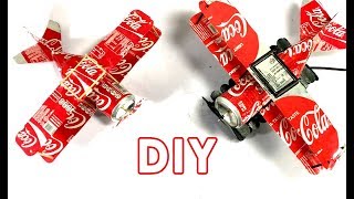 DIY Aircraft from Old Cans || How to Make Aircraft Out of Soda Cans