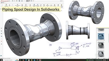 Pipe Routing In Solidworks | Spool Design In Solidworks  | Fitting Design In Solidworks | #solidwork