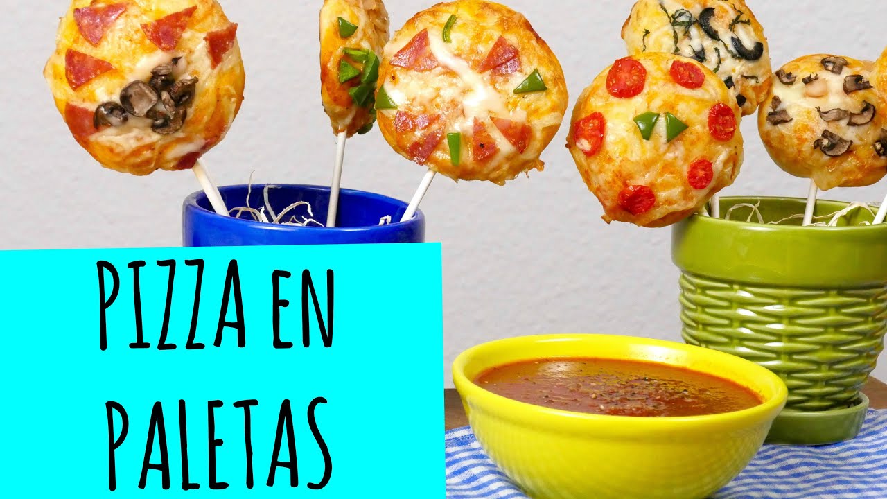 ¡Pizza en Paletas! Receta divertida - La Cooquette