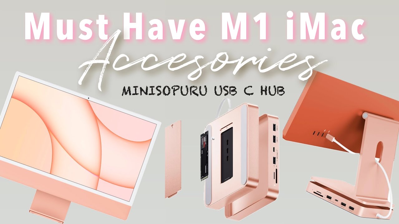 The BEST iMac Accessories Minisopuru USB Hub, 2021 iMac, iMac