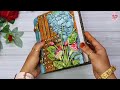 A beautiful book box making idea at home  cardboard craft idea  book box  crafty hands