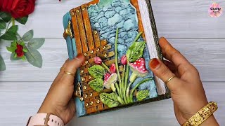A beautiful book box making idea at home | cardboard craft idea | book box | crafty hands